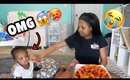 SPICY NOODLE Mukbang 6 MONTH OLD BABY ?!?!