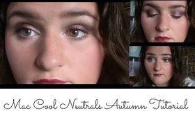 Autumn Plum Tutorial,  Mac Cool Neutrals Pallette