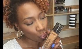 Full face tutorial featuring Lancome Teint idole Ultra 24H wear foundation