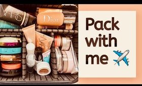 TRAVEL MAKEUP -PACK WITH ME FOR VACATION