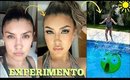 🏊Maquillaje NORMAL para ALBERCA ?! 💦 Is Pool Proof  my normal makeup | auroramakeup