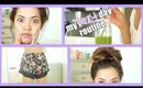 My Lazy Day Routine ♡ breakfast, skincare, makeup, hair + outfit!