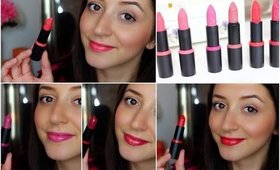 ESSENCE LONGLASTING LIPSTICKS | REVIEW + SWATCH