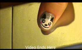 Easy Panda Nails
