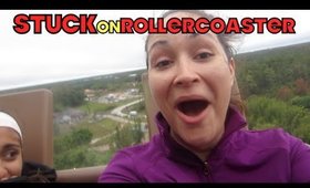 JULIES WORLD: STUCK On BROKEN Roller Coaster!!