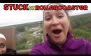 JULIES WORLD: STUCK On BROKEN Roller Coaster!!