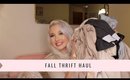 THRIFT HAUL | Fall Clothes