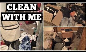 Ultimate POWER Hour Clean With Me | Messy Bedroom Clean WIth Me