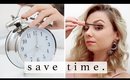 Save Time In Your MORNING ROUTINE - 2 Minute Makeup | Motivation Monday