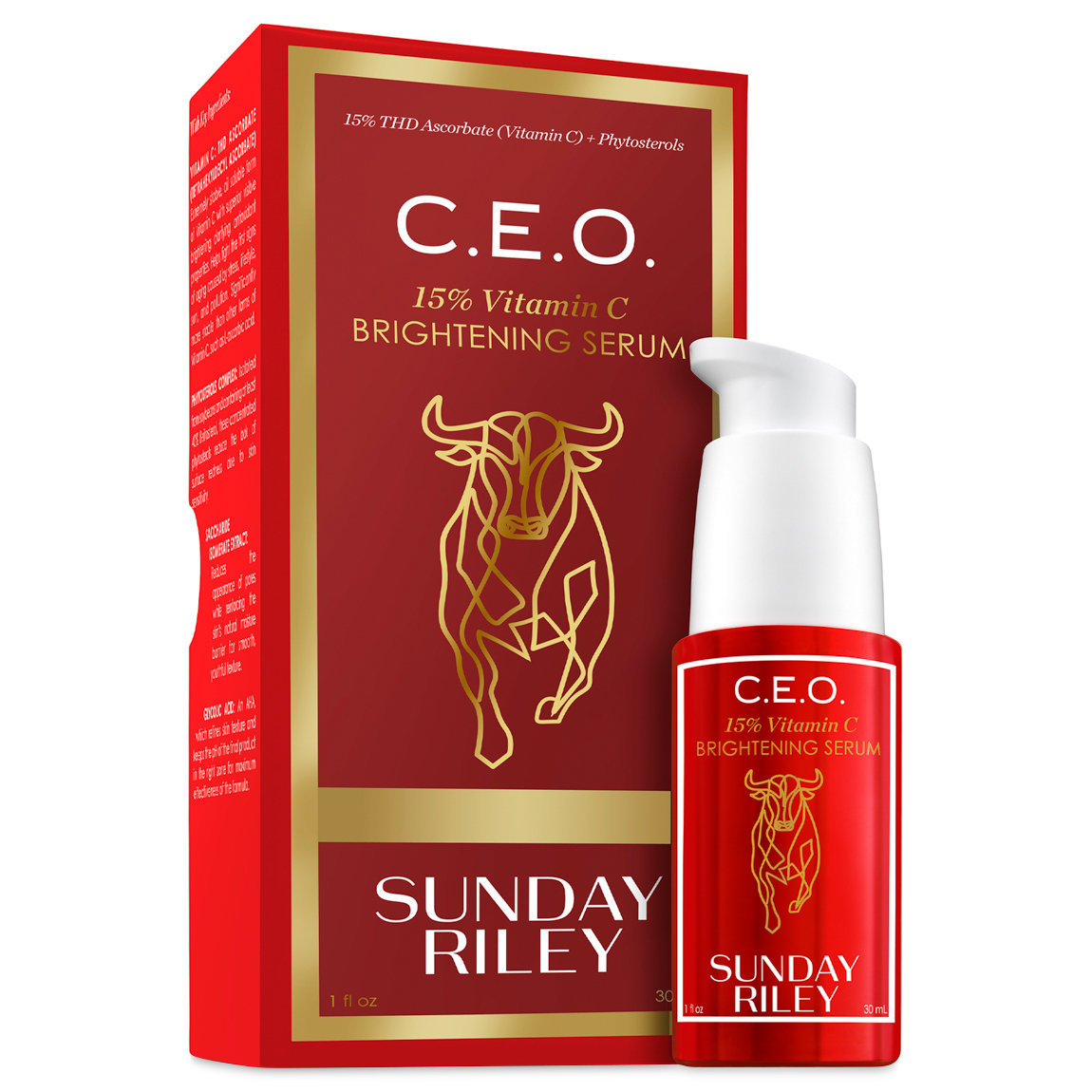 Sunday Riley C.E.O. 15% Vitamin C Brightening Serum 30 ml Lunar New Year Edition alternative view 1 - product swatch.