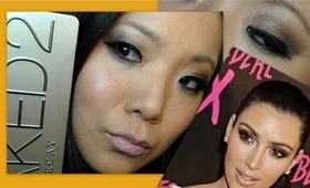 Naked 2 Palette Kim Kardashian Smokey Eyes Tutorial (Urban Decay)