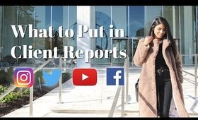 What to Put in a Client Report