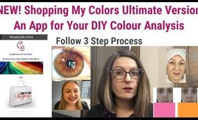 NEW! Shopping My Colors - Ultimate App - Perfect for Your Self Colour Analysis / DIY Colour Analysis