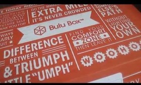 March 2014 Bulu Box Unboxing