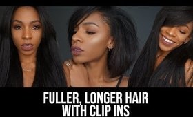 The BEST Clip-Ins For Short, Natural Hair! ▸ VICKYLOGAN