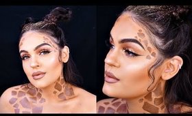 Giraffe Halloween Makeup & Hair