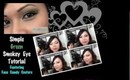 Simple Green Smokey Eye tutorial Feat. Face Candy Couture