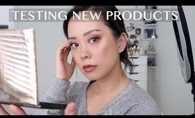 GRWM FULL FACE TESTING NEW MAKEUP | SEREIN WU