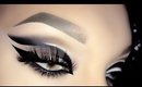 Sexy Arabic Black & Brown Cut Crease with Gradient Eyeliner Makeup Tutorial