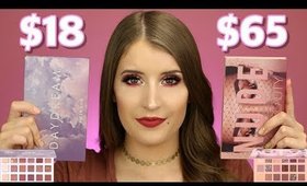 $18 HUDA BEAUTY NEW NUDE PALETTE DUPE?! SWATCHES + TUTORIAL