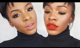 Date Night Makeup + 2 Lip Options! ▸ VICKYLOGAN