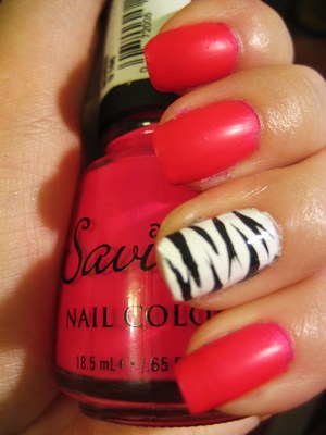 Savina nail polish in Passion Pink