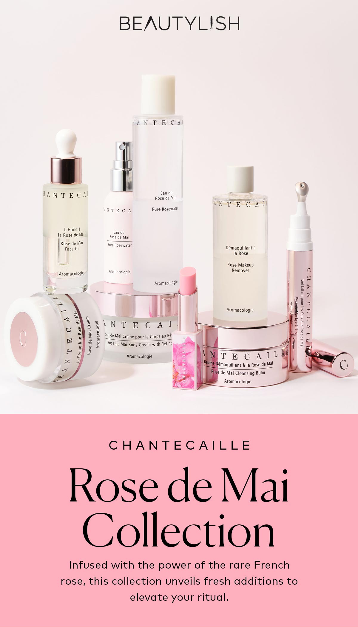 Infused with the power of the rare French rose, this collection unveils fresh additions to elevate your ritual. Shop the Chantecaille Rose de Mai Collection on Beautylish.com!