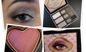 Review/Tutorial Too Faced Budoir Eyes Eyeshadow Collection & Sweethearts Perfect Flush Blush