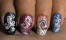 Magic nails- Abstract Nails - easy nail art for short nails- nail art tutorial- beginners designs