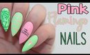 How To: Pink Flamingo Nails Tutorial