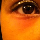 gold sparkly eye!!!!!!
