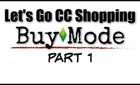 The Sims 4 Let's Go CC Shopping Buy Mode