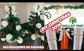 CHRISTMAS DIY DECORATION 2019| Dollar Tree| Decoraciones Navideñas Económicos