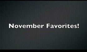 November Favorites!