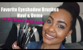 MY FAVORITE EYESHADOW BRUSHES | SUBSCRIBER REQUESTED