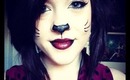Halloween Makeup: Black Kitty Kat