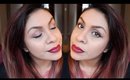 Christmas Day Makeup: Sparkly Festive Eyes & Berry Lips Makeup Tutorial | TheRaviOsahn.mov