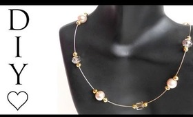 How to Make A Gold Illusion Necklace