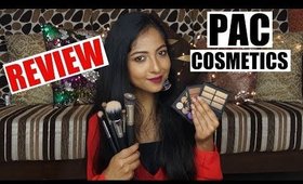 *NEW* PAC COSMETICS HAUL REVIEW | Eyeshadow Palettes, Mascara, Setting Spray, etc | Stacey Castanha