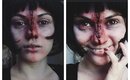 Halloween Makeup: EASY  Creepy Sliced face