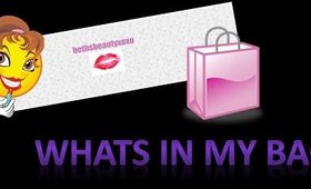 Whats in my bag Tag ~ river island bag