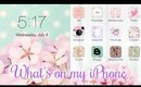 What's on my iPhone 2015 (Shabby Chic Theme)