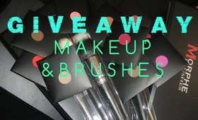 GIVEAWAY! Palettes, Brushes, & More!!