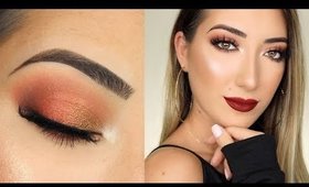 Warm Smokey Eye & Vampy Lips | Fall Makeup Tutorial