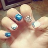 zebra cheetah nails