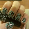 leopard nails :)