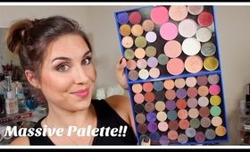 HUGE Magnetic Makeup Palette Review: Adept Cosmetics | Bailey B.