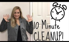 10 Minute Cleanup | Speed Clean | 10 Minute Cleanup Challenge | Cleaning Motivation