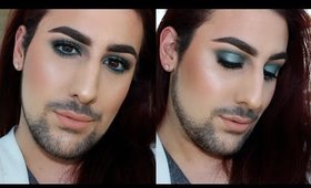 Blue Vibes Colorful & Dewy Spring Makeup Tutorial! | Brandon Nitti