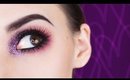 Berry Glitter Valentine's Day Eye Makeup ♡ Courtney Little